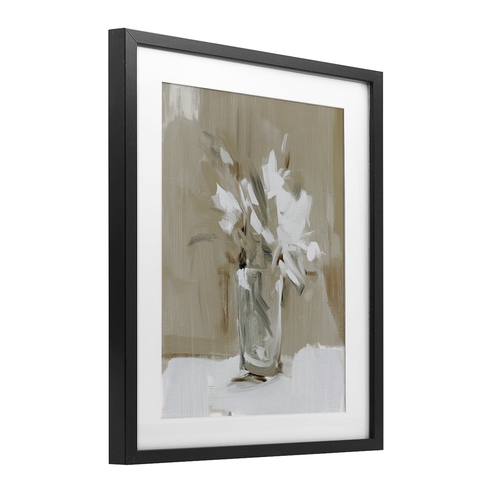 Stupell Industries Pure Forms Still Life Black Framed Print Under Glass, design by Svetlana Aleynikova
