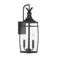 thumbnail image 4 of Matte Black Two Light Outdoor Wall Lantern from the Montpelier Collection, 4 of 5