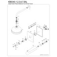 thumbnail image 6 of Kingston Brass KB6340AL Revival Single-Handle Pressure Balanced Tub and Shower Faucet, Matte Black, 6 of 7