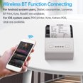 thumbnail image 2 of Label printer,With Ios Android Windows Restaurant Sales Thermal Printer Portable Android Windows Restaurant Receipt Bill Ticket Printer 2 Inch Sales Retail Stores Ios Android Windows Siuke, 2 of 7