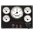 thumbnail image 3 of Akozon Boat Instrument Panel 4000RPM Tachometer Fuel Level Water Temperature Oil Pressure Meter Voltmeter 5 Dash Gauge Set for Marine Use, 3 of 7