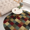 thumbnail image 4 of Ottomanson Non-Slip Area Rug for Living Room 5' x 6'6" Oval Durable Low Profile Carpet, Multicolor, 4 of 9