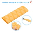 thumbnail image 3 of Uxcell Cutting Knife Handle Heat Shrink Sleeve 2.2"x4.9" Chef Cutter Non Slip Wrap, Yellow X Pattern, 4 Pack, 3 of 6