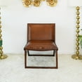 thumbnail image 2 of Miekor Furniture Everett Tan Leather Lounge Chair 52039, 2 of 7