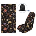 thumbnail image 5 of Xixirimido Sweat Towel Car Seat Cover for Gym Workout Athletic Running Towel for Outdoor Sports Universal Auto Front Seat Protector for Trucks, SUV, Daisy Flower Mushroom, 2Pack, 5 of 8