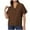 Brown, variant on Uaswgudfs Women's Plus Size Summer Tops Short Sleeve Loose Casual Shirts V Neck blending Chiffon Dressy Blouse Tops