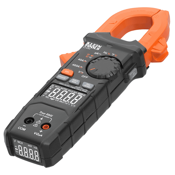 Klein Tools 400A AC/DC Dual-Display Auto-Ranging Digital Clamp Meter
