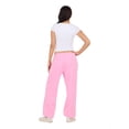 thumbnail image 5 of Forever 21 Women's Bright Pink Low-Rise Fleece Jogger, M, 5 of 6