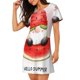 thumbnail image 2 of Easygdp Watermelon Gnome Camisón de manga corta para mujer, informal, estampado, 2 of 6