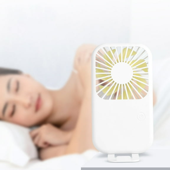 Mini Portable Fan, Hwkond Mini Fan Mute Strong Wind Rechargeable Cute Mini Desktop Handheld Fan Dormitory Outdoor
