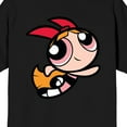 thumbnail image 4 of Powerpuff Girls Blossom Is The Self-Proclaimed Leader Crew Neck Short Sleeve Men's Black T-shirt, 4 of 7