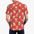 thumbnail image 4 of Daiia Japanese Maneki Cats Pattern Men’s Polo Shirts,Solid Deck Shirt,Classic Fit, Breathable Cotton Polo for Casual and Sport Wear-3X-Large, 4 of 9