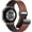 Dark Brown, variant on Magnetic Leather Band Compatible with Samsung Galaxy Watch 7/6/5/4/Active 2 40mm 44mm/Watch 6 Classic 43mm 47mm/Watch 5 Pro 45mm/Watch 4 Classic 42mm 46mm, 20mm Strap for Men,Black