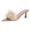 Gold, variant on High Heel Slippers for Women Fluffy Open-Toe Slides with Slim Heel, Plus Size Evening Party Footwear,Hot Pink_36