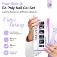 thumbnail image 3 of SAVILAND Hema-Free Poly Gel: Fast & Easy Poly Extension Gel Nail Kit 6 Colors with Cat Eye Effect, 28-Day Lasting Nourishing with Castor Oil, Quick Nail Extensions, 3 of 6