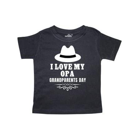 

Inktastic Grandparents Day I Love My Opa Gift Toddler Boy or Toddler Girl T-Shirt