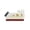 White, variant on Partheme Kitchen Cleaning Silicone Scraper Stove Countertop Tool, 2 in 1 Cleaning Brush Water Scraper for Non Stick Pan, Heat Resistant, White