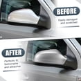 thumbnail image 2 of Unique Bargains Pair Car Rear View Mirror Cover Cap Replacement Silver Tone for Opel for Vauxhall for Astra H 2004-2009, 2 of 6