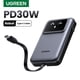 thumbnail image 2 of Banco de energía portátil UGREEN de 30 W, 10 000 mAh, cable tipo C, carga rápida, para iPhone 16 Pro Max, batería portátil, 2 of 5