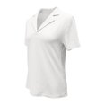 thumbnail image 7 of vigerkar Women's Polo Shirts Lapel Collar V Neck Short Sleeve Blouse Dressy Casual Tunic Tops (White, L), 7 of 7