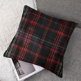thumbnail image 7 of nygtbtfer  Christmas Set of 2 Scottish Tartan Plaid Throw Pillow Covers Farmhouse Classic Decorative Square Cushion Cases for Decor Sofa Couch , Dark Blue White, 7 of 7