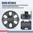 thumbnail image 6 of 16" Set of 4 Hubcaps Wheel Rims Cover for 2007-2011 Toyota Camry /2007-2011 Toyota Camry Hybrid Compatible with Steel Wheels Snap on Installation(16-inch,Black Matte), 6 of 8