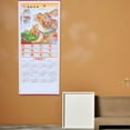Lunar Calendar Hanging 2025 Lunar Year Calendar Chinese Scroll Calendar