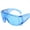 Blue, variant on TOP-MAX Over Safety Spectacles, Safety Glasses, One Size, Wrap Around Frame, Clear Polycarbonate UV (Black)