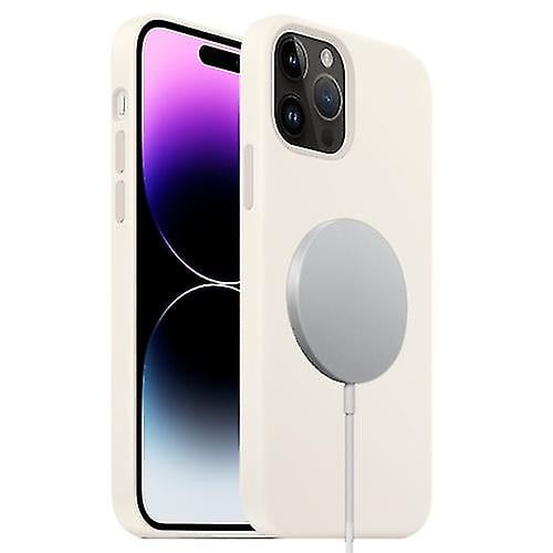 Funda de silicona líquida Magsafe para iPhone 15 Pro Max con cobertura total