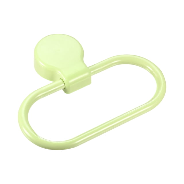 Unique Bargains Porte-Serviettes Ovale Autocollant Mural en ABS, Vert