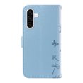 thumbnail image 3 of Allytechgroup For Samsung Galaxy A35 Flip PU Leather Wallet Case, Built-in Cash Slot Credit Card Pocket Shock-Absorbent Lightweight Protective Cover with Wrist Strap for Women Girls, Skyblue, 3 of 11
