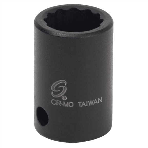 Sunex 3/8 in. Drive 12-Point Impact Socket,