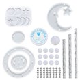 thumbnail image 2 of Windchime Resina Molde Silicona Epoxi Herramientas Decoración Casting Kit de molde reutilizable para principiantes Craft Ventana de vacaciones DIY tipo 6 seitruly HA010212-06, 2 of 6