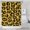 Yellow and Black-1, variant on Yellow and Black Of Leopard Print Shower Curtain 36"x72" ,Bathroom Decorative Shower Curtains Set with 12 Hooks,Modern Waterproof Washable Shower Curtain
