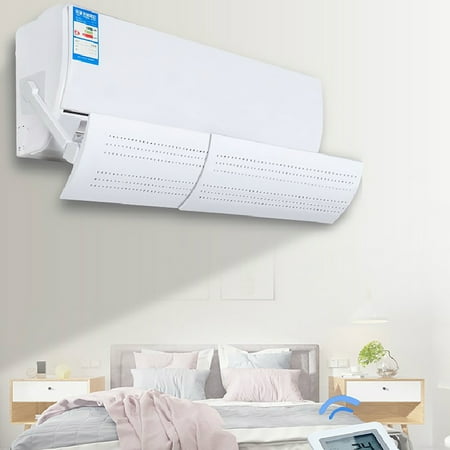 

GoFJ Air Conditioner Baffle Anti Direct Blowing Wall-mounted PVC Retractable Anti-wind Shield for Home