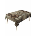thumbnail image 2 of Bathroom Sloth Tablecloth Rectangle Table Cloth 60x120, Waterproof Outdoor Table Cloth Covers Decorative Table Protector, Toilet Animals Vintage Washable Table Cover for Kitchen Dinning Party, 2 of 8