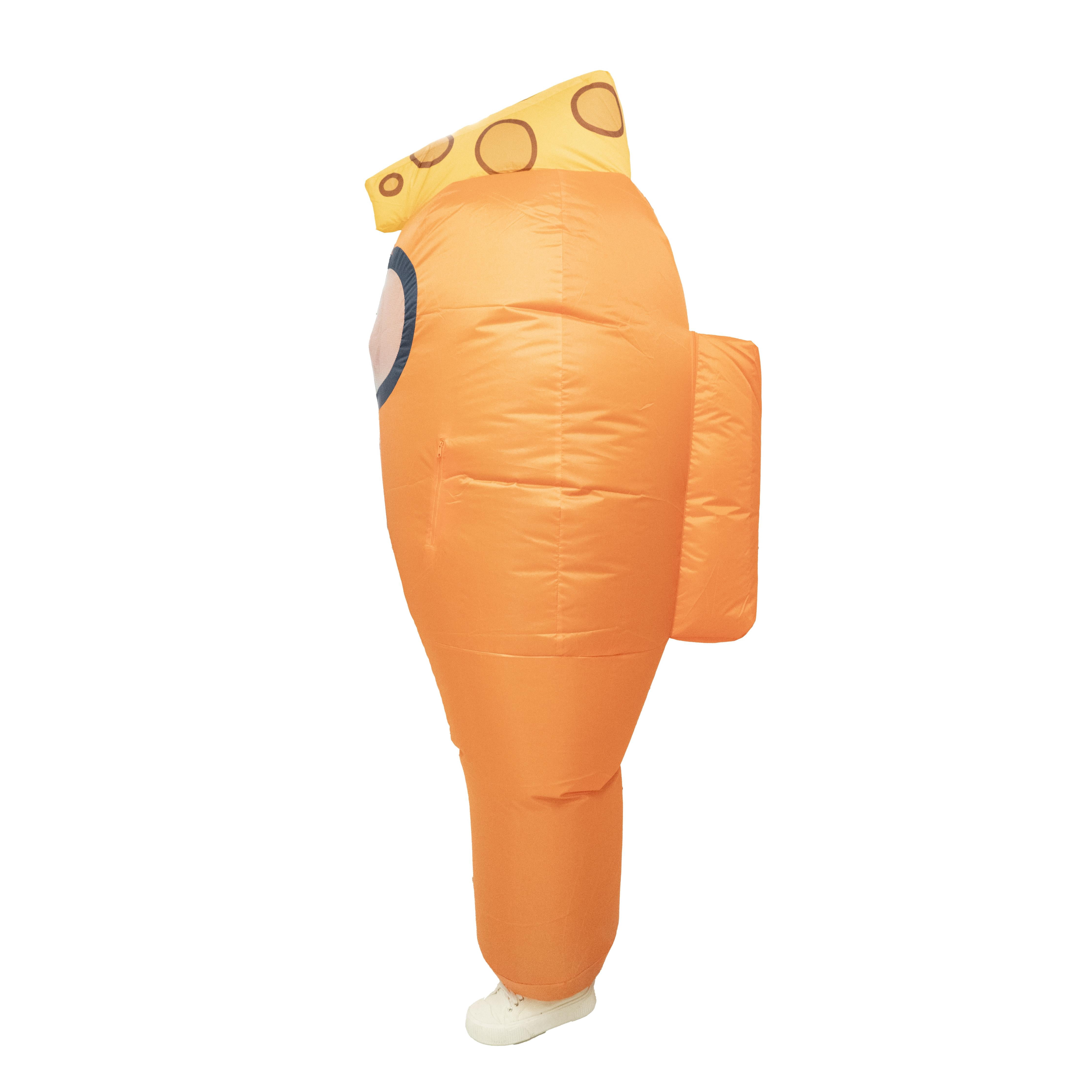 Among Us Cheese Impostor Inflatable Halloween Costume for Children, One Size Fits Most, by Maxx Marketing