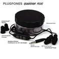 thumbnail image 2 of Auriculares intraurales Plugfones Guardian Plus, híbridos, con reducción de ruido, micrófono y controles que aíslan el ruido (negros), 2 of 5