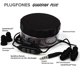 thumbnail image 2 of Auriculares intraurales Plugfones Guardian Plus, híbridos, con reducción de ruido, micrófono y controles que aíslan el ruido (negros), 2 of 5