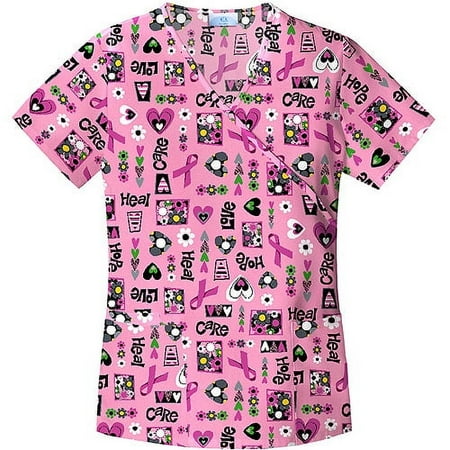 Hope For A Cure Mock Wrap Top