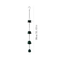 thumbnail image 4 of Violete Wrought Iron Coffee Cup Rain Chain, Green 37 in Decorative Water Guiding Chain for Gardens, Courtyards and Balconies, Vintage Outdoor Iron Art, 4 of 6