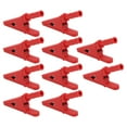 10Pcs Power Test Clip 20mm Opening Good Conductivity Safety Type Test