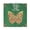 Butterfly- Green, variant on Iauyy Satin Napkins Set of 1- Dandelion- Blue DIY Printing Decoration Cloth Napkin- Easy Care for Home/Party