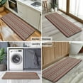 thumbnail image 6 of Boho Red Striped Ethnic Pattern Kitchen Rug Mat,Kitchen Runner Rugs Non Skid Washable,Decorative Kitchen Floor Mats for Kitchen,Sink,Laundry,17"x47.2", 6 of 7
