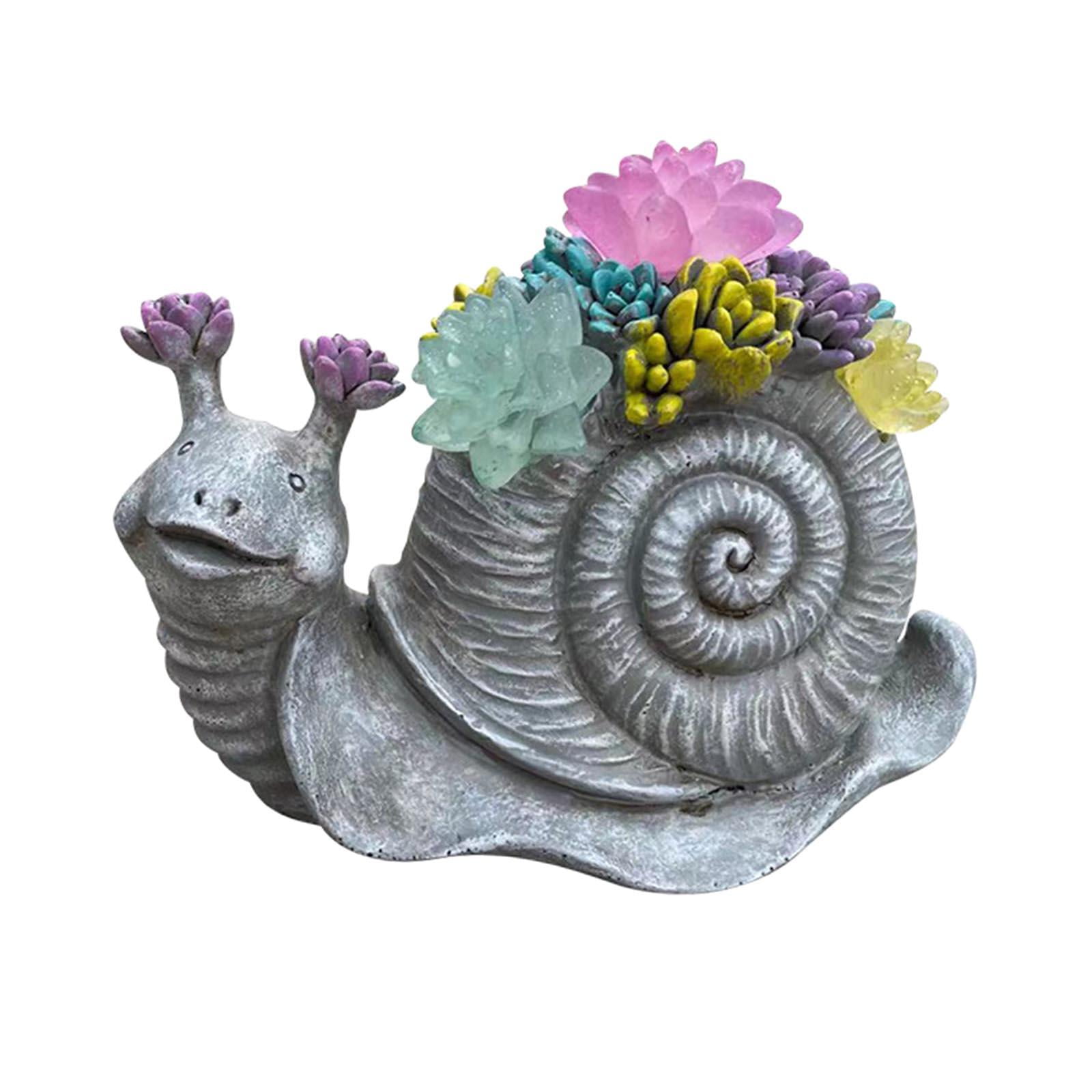 outdoor snail statue