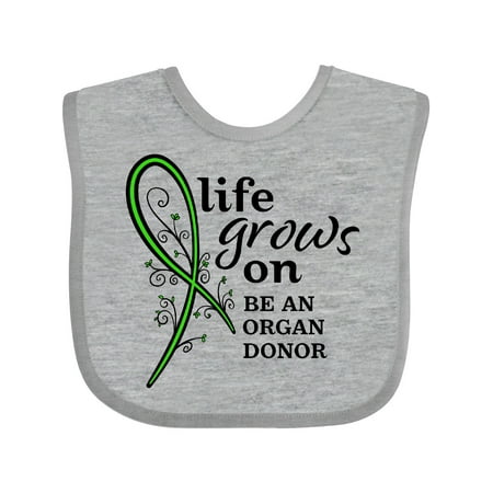 

Inktastic Life Grows On- Be an Organ Donor Gift Baby Boy or Baby Girl Bib