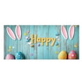 thumbnail image 4 of JHEHF Happy Easter Garage Door Decorations Cute Rabbit Easter Egg Door Cover Garage Door Banner Spring Party Background Outdoor Indoor Wall Decor 400*180cm, 4 of 9