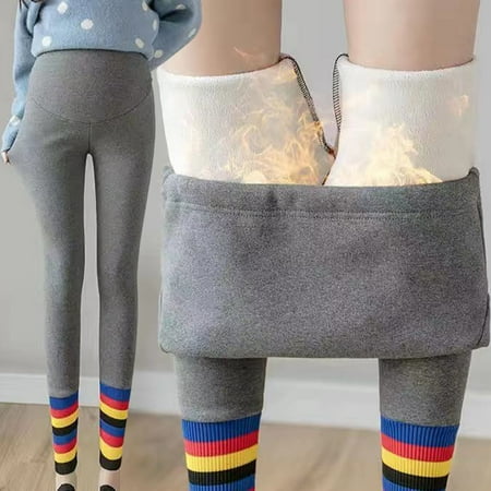 

Simplmasygenix Women s Maternity Clearance Pants Plus Size Winter Maternity Leggings Plush Thickened Underlay Pants Over The Belly High Waist Pregnancy Pants