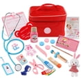 thumbnail image 1 of Ensemble de Jouets de Docteur Imagination Réaliste Jeu Dentiste Coffret de Jeu Kit de Docteur pour Enfants, 1 of 10