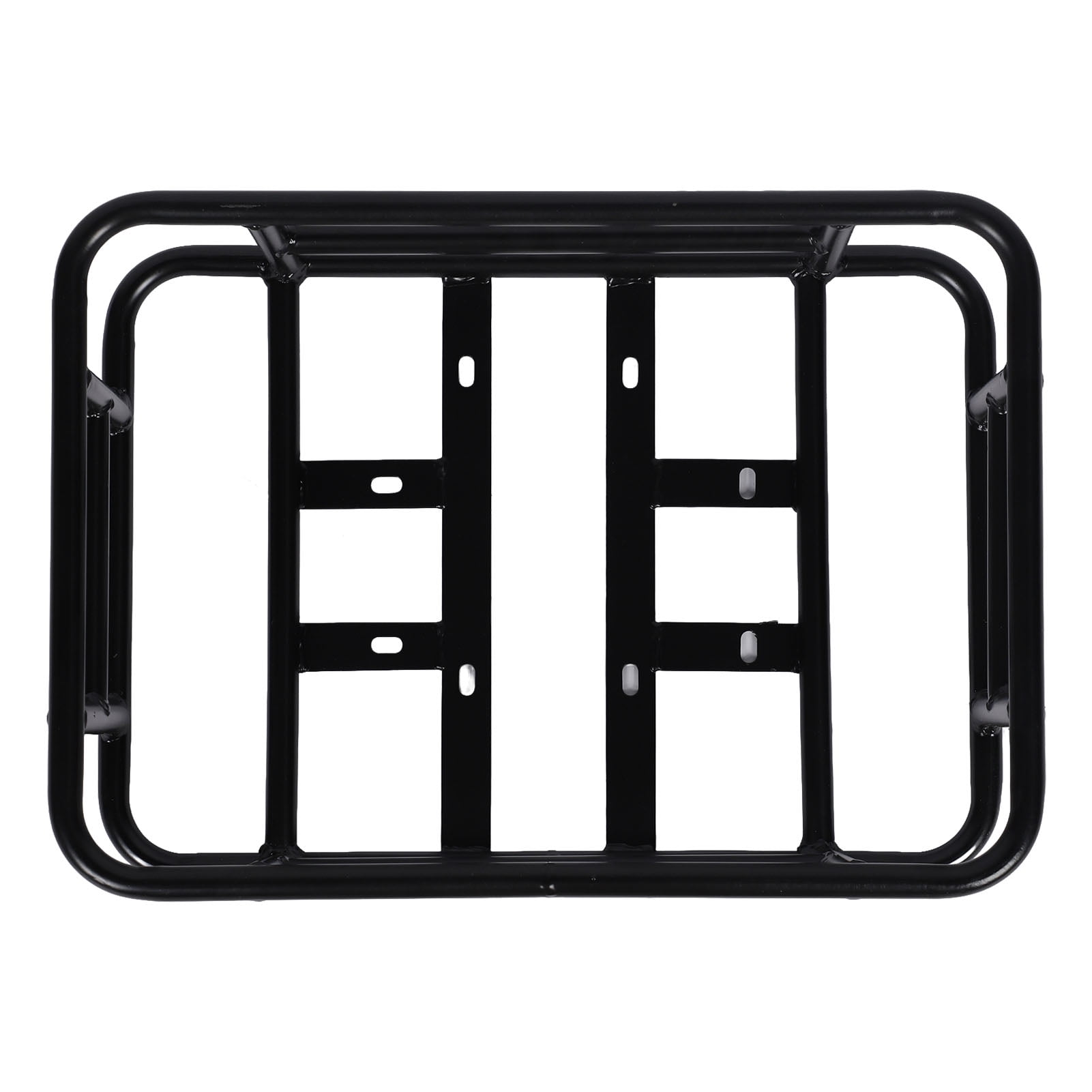 Rear Bike Basket With Black Liner, Cargo Net Large Rear Removable Metal Bicycle Basket, Heavy Duty Rear Basket For Electric Bike, Great For Bike Trip Carrying Grocery Dog - View #11